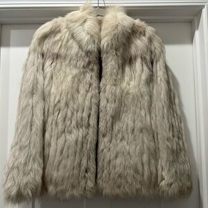 Vintage Saga Furs Luxurious Cream Teddy Jacket